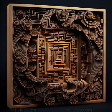 3D model st labyrinth (STL)